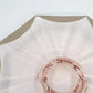 Tiffin Rambler Rose Pink Depression Glass 10" Octagon Underplate Gold Trim 1930s