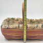 Longaberger 2000 Mother's Day Early Blossom Basket Fabric Liner Protector 11"