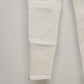 Mossimo White Stretch Denim Jeans Women's 10 Zipper Taper Leg Convertible Chic