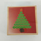 Vintage Christmas Wooden Rubber Stamp Set Snowman Tree Crafts