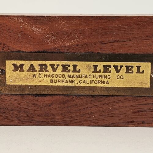 MARVEL LEVEL Bubble Level All Angle Vintage 16" Leveling Tool by WC Hagood Co