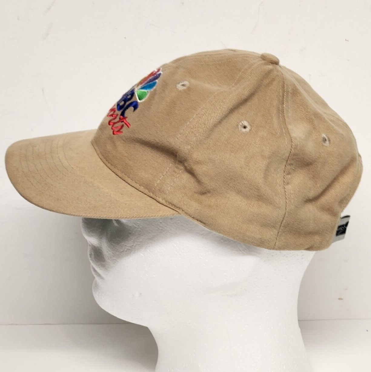 NBC Sports Golf Hat Adult Snapback Size Adjustment Khaki Low Profile Cap