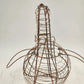 Wire Duck Egg Basket Rustic Farmhouse Gathering Kitchen Fruit Storage 12" Vtg