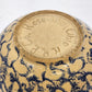 RRP Yellow Ware Dough Bowl Serving Farmhouse Blue Sponge Stoneware 5.5"
