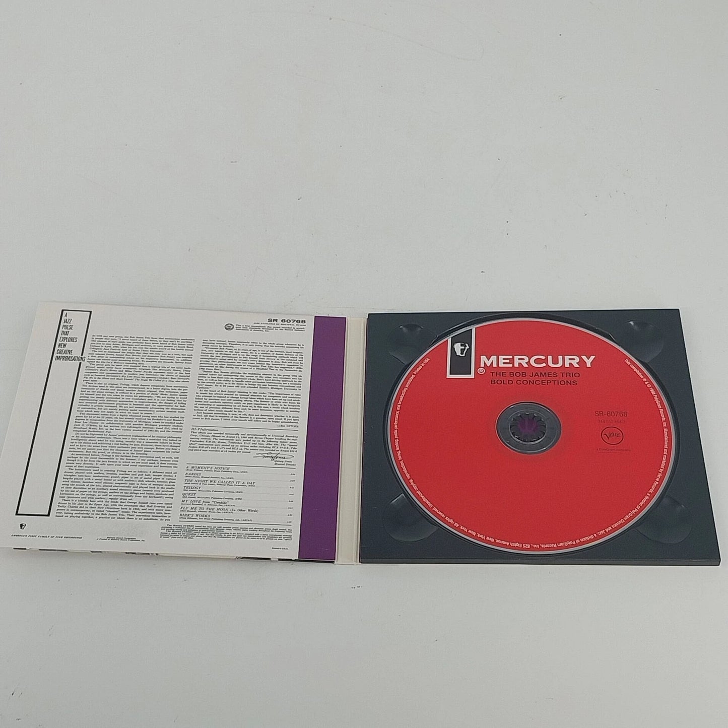 Bob James Trio Bold Conceptions CD Verve By Request Jazz Mercury Quincy Jones