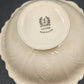 Lenox USA Trinket Dish Cabbage Leaf Footed 4.5" Bowl Cream with Gold Base