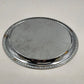 Irvinware Silver Plated Round Serving Tray 12" Etched Scroll Braided Rope Rim