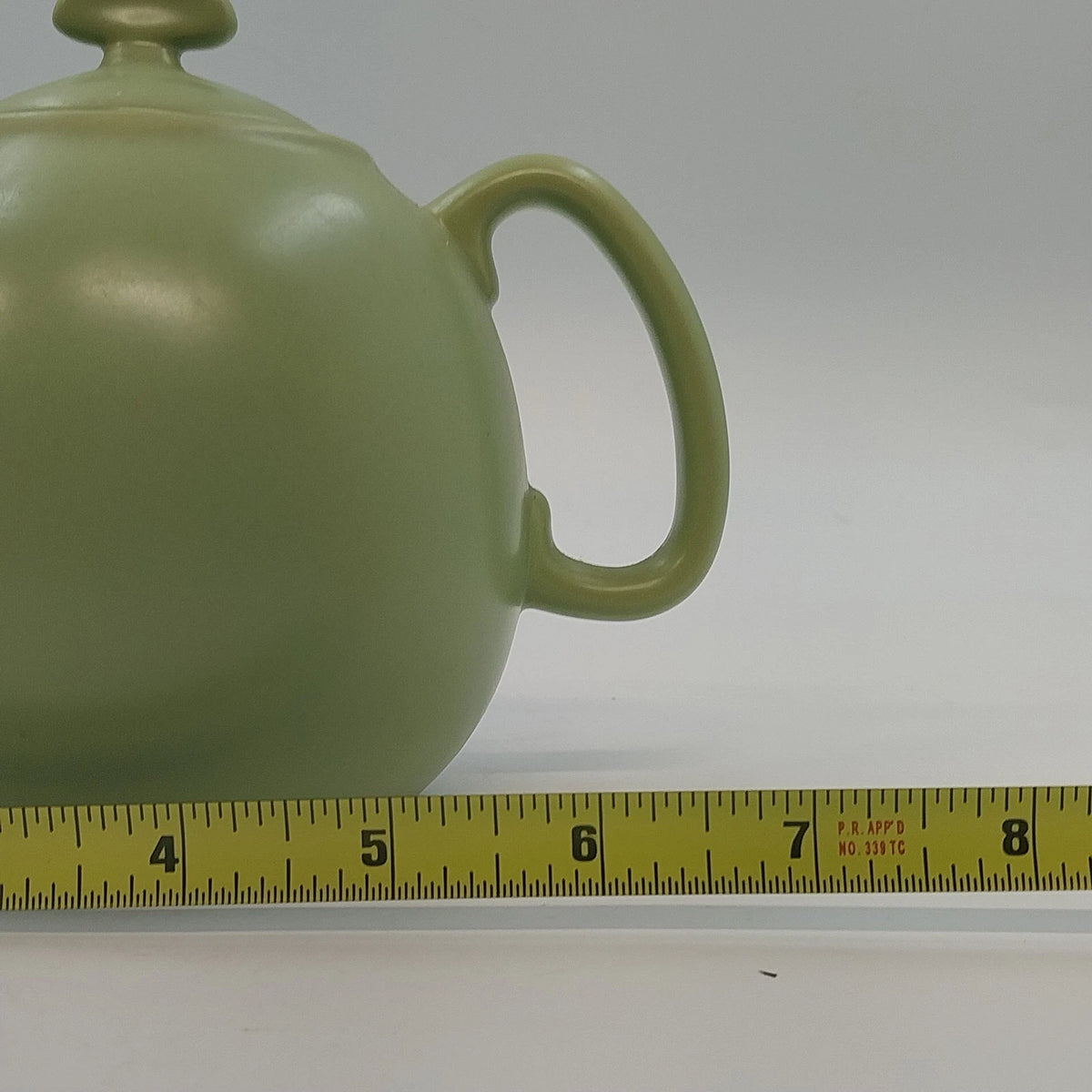 Chantal 92-TP10 Solid Green Teapot with Lid Stoneware Ceramic 0.75 Qt Vtg 2003