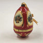 Mr Christmas Egg Trinket Music Box Ornament Bell Valerie Parr Hill Porcelain Vtg