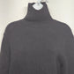 Merona Turtleneck Sweater Women's XL Soft Knit Brown Merino 100% Cotton Cambodia