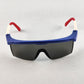 Gateway Strobe Safety Glasses Lightweight Telescoping Temples Side Shields Z87.1 (Freedom Frame, Gray Lens)
