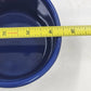 2 Rachael Ray Baking Ramekins Dish Double Handle Cobalt Blue 10 oz Stoneware