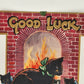 Raphael Tuck 10" Black Cat 1950s Cardboard Plaque Good Luck Art England Vintage