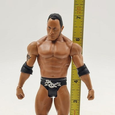 Dwayne Johnson Wrestling Figure 7" The Rock WWE Elite Mattel WWF Attitude Era