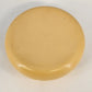Vintage Bakelite Hair Receiver Yellow Vanity Box 5in Round Lid