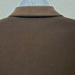 Briggs Women's 12P Soft Brown Button Up Blazer Jacket w Shoulder Pads Polyester