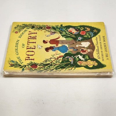 The Golden Book of Poetry A Big Golden Book Gertrude Elliott 85 Favorites 1949