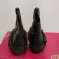 Candies Pasko Brown Ankle Booties Womens 8.5 Chain Rhinestone