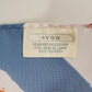 Avon Scarf Japan Exclusive Orange Blue White Long Skinny Polyester 52" 1970's