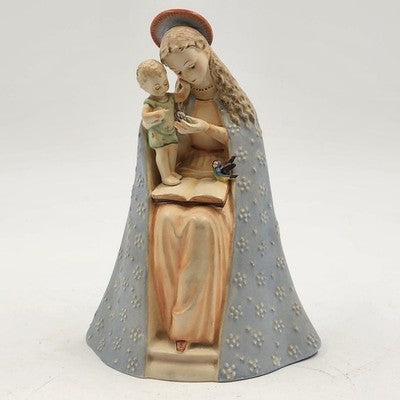 Goebel Hummel Flower Madonna Virgin Mary Baby Jesus Figurine 10/1 TMK3 W Germany