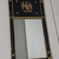 Americana Federal Eagle Trumeau Mirror Colonial MCM Black Handcraft Wood Vintage