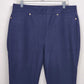 Michael Kors Women's XL Navy Trousers 36x29 High Rise 4 Pocket Career Pants