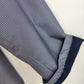 Breckenridge Women's Large Raincoat Blue White Check Hooded Full Zip Snap Jacket
