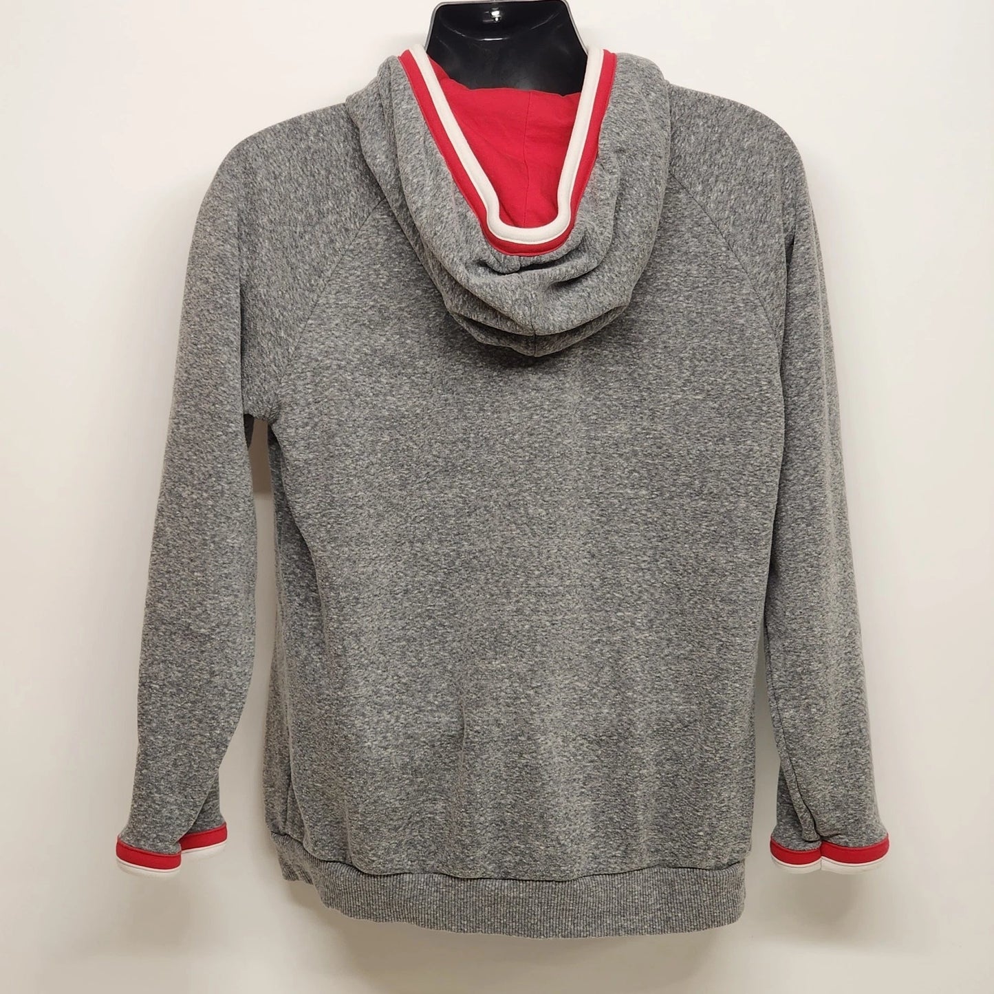 Champion OSU Buckeyes Gray Hoodie Sweatshirt Men's Large Embroidered Ohio State