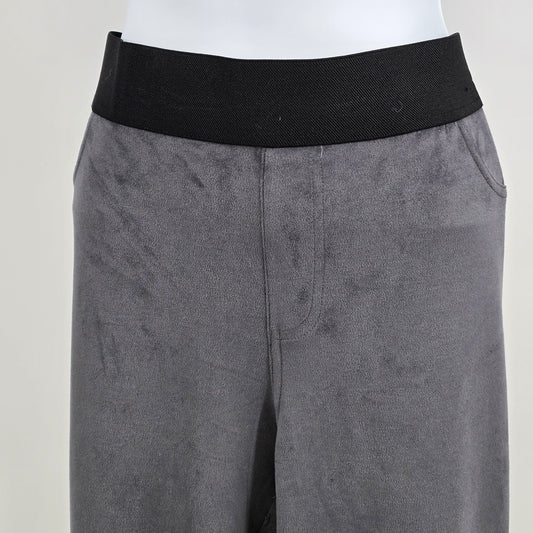 Premise Studio Womens Gray Heathered Slacks Pants Pull on Stretch Large China