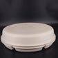 Tupperware Divided Relish Tray Snack Server Harvest Almond 1665-3 1666-3 Vintage
