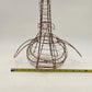 Wire Duck Egg Basket Rustic Farmhouse Gathering Kitchen Fruit Storage 12" Vtg