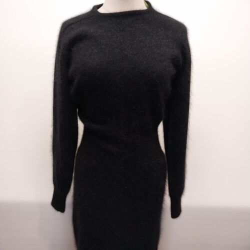 Ms Chaus Black Long Sleeve Pencil Dress Slip On Raglan Sleeves Sz 6