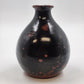 Redware Pottery Pitcher Dark Mottled Glaze 5.5" Tall Antique Style Unmarked