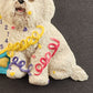 Bichon Frise Refrigerator Magnet New Years Eve Dog Figurine Willabee Ward MBI