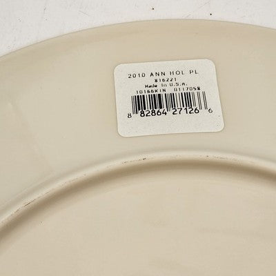 Lenox 2010 Annual Collector Christmas Plate 20th Series Numbered Holiday Skaters