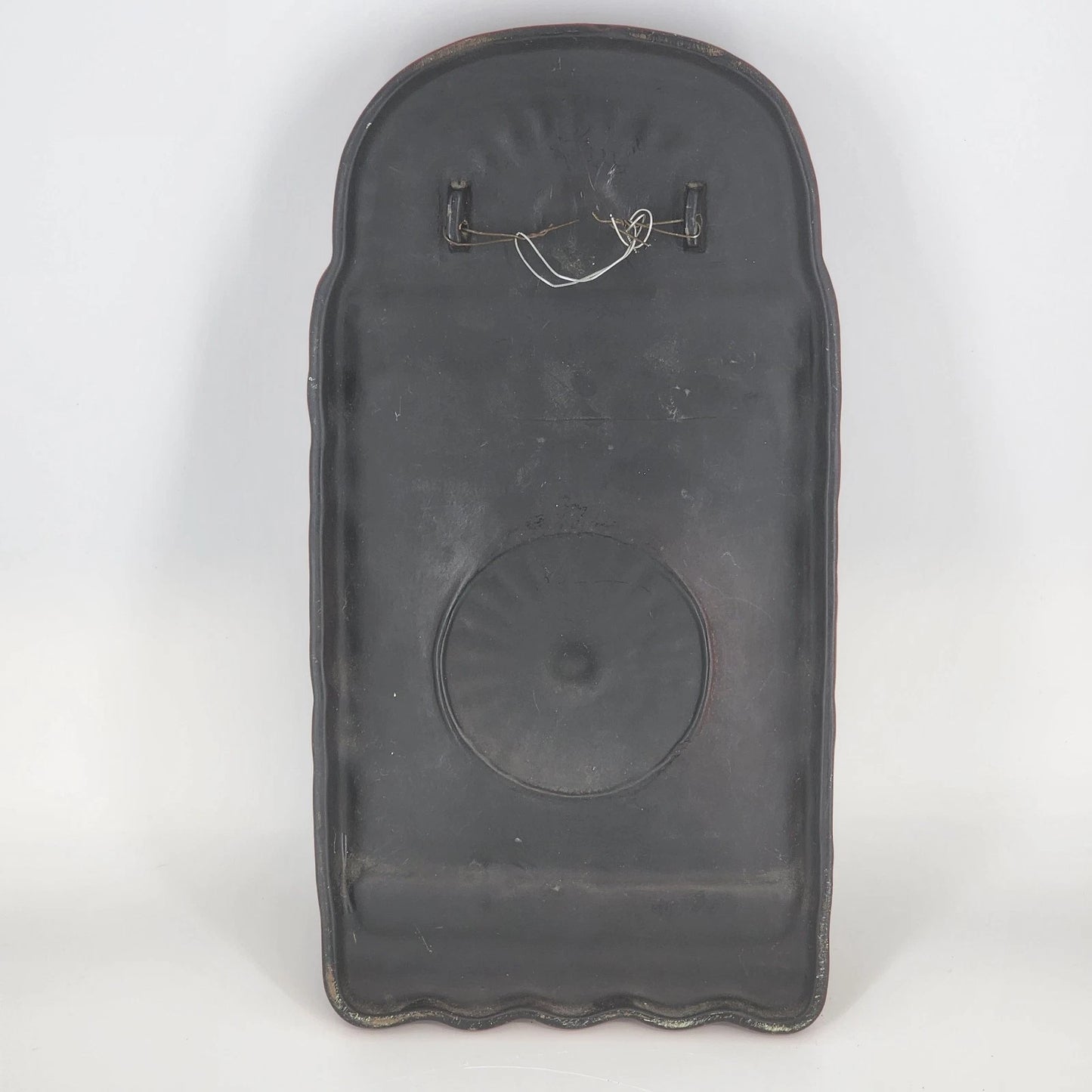 French Gilt Torchere Wall Sconce 2-Light Red Molded Metal Candelabra Anno 1698