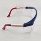 Gateway Strobe VS Traditional Visitor Safety Glasses Telescoping Temples Z87.1+ (Freedom Frame, Clear Lens)