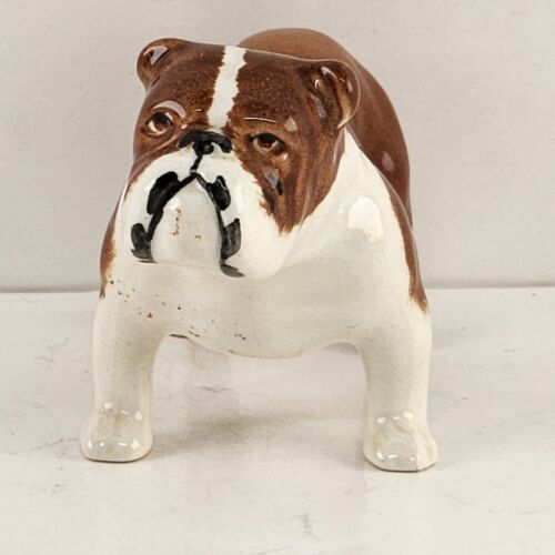 Bosun Bulldog Standing Dog Porcelain Figurine Beswick England Vintage 3.5" Long