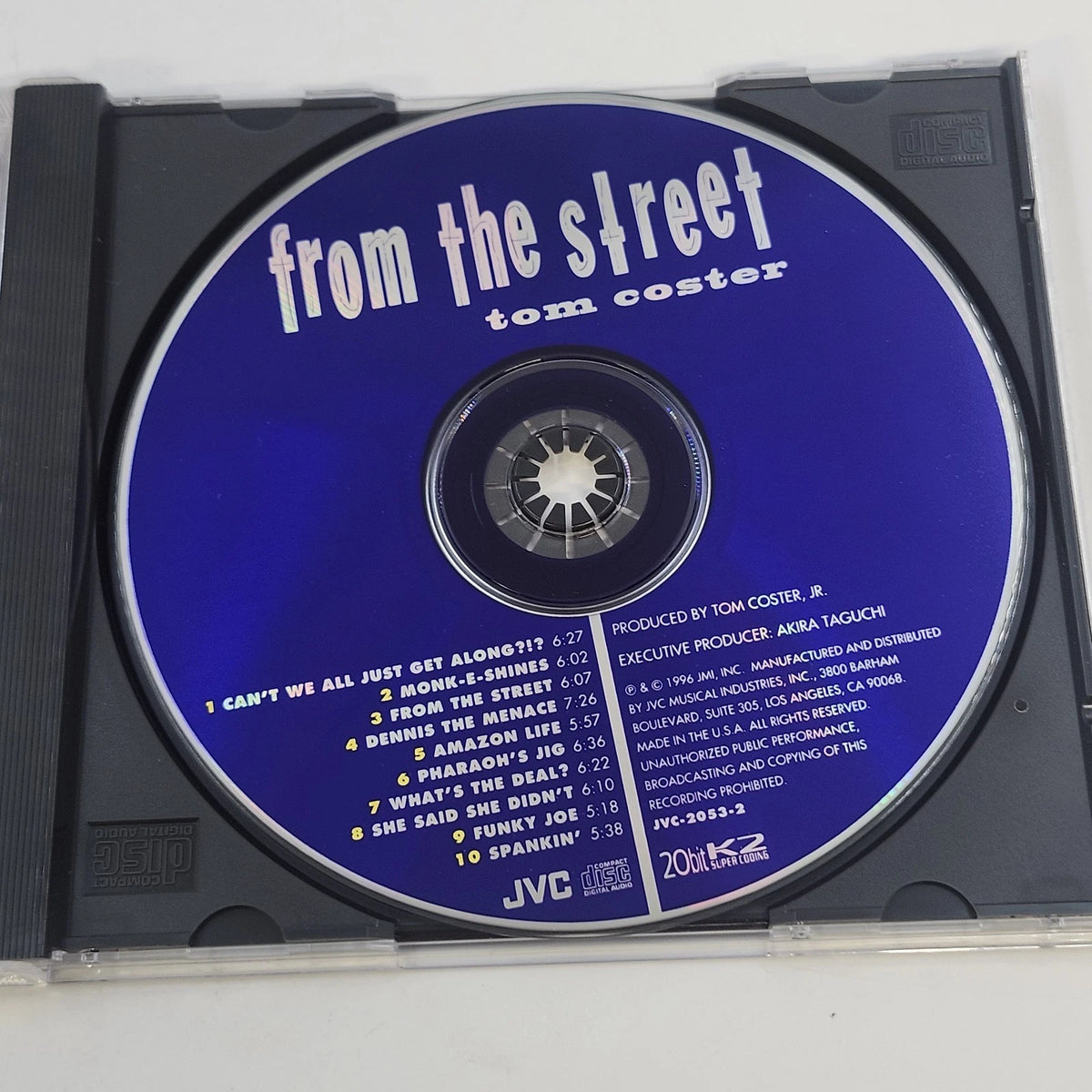 Tom Coster From the Street CD JVC 2053-2 Jazz Fusion Rock Funk 20-Bit K2 1996