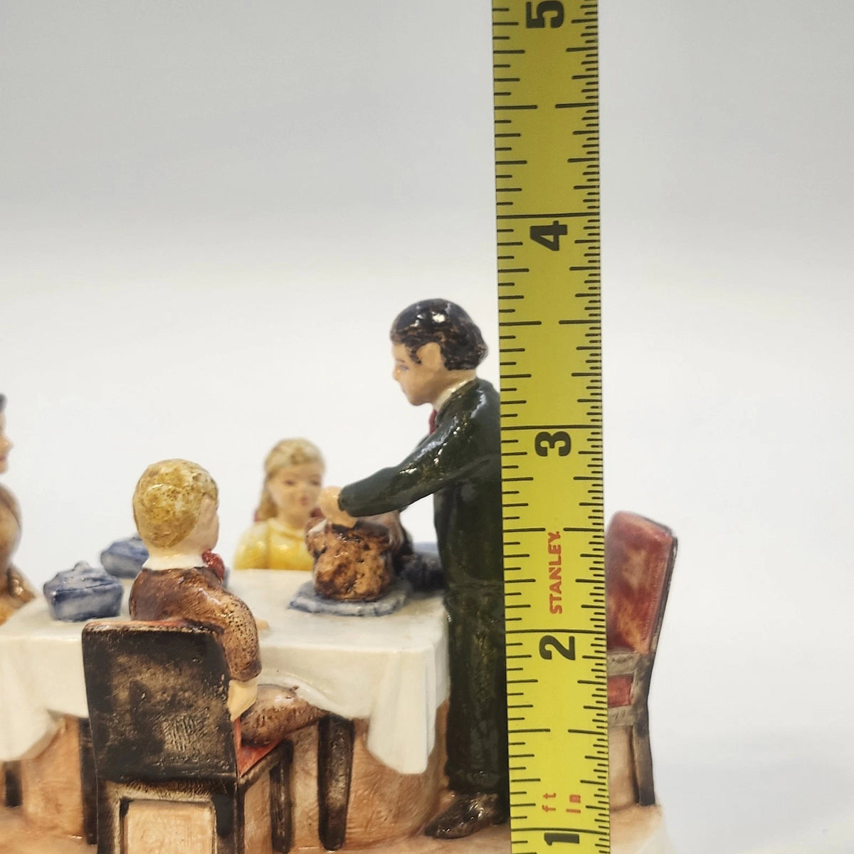 Sebastian Miniatures SML-405 America Remembers Family Feast Figurine 1982 Vtg
