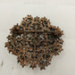 Filigree Brooch Pin Blue Faceted Rhinestones Bronze Tone Juliana Style Vintage