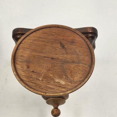 Set of 2 Teakwood Wall Sconce Candle Holders 6"H Fits 4" Candles Natural Wood