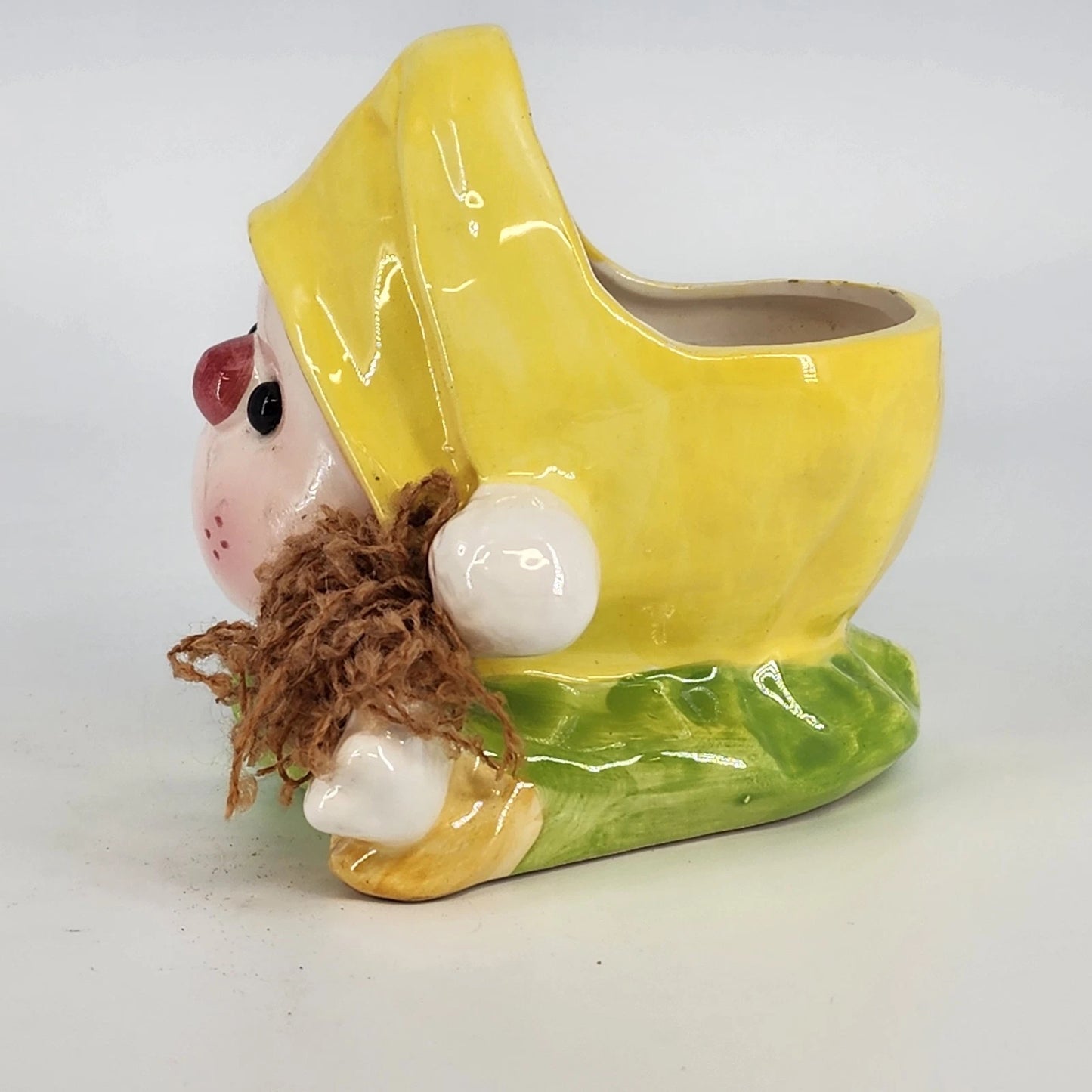Vintage Ardco Dallas Girl Head Vase Planter Japan Spaghetti Hair