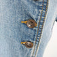 Mossimo Blue Denim Jeans Jacket XXL Long Sleeve 100% Cotton Made in Hong Kong