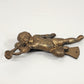 Angel Cherub Door Knocker Blowing Horn in Solid Cast English Brass Antique 6"