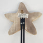 Wooden Starfish Wall Hanger 2 Hook Coastal Nautical Beach Decor