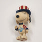 Peanuts Patriotic Snoopy Miniature Figurine by Jim Shore 3.75" Tall Multicolor