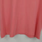 Kikit Sports Coral Pink Criss Cross Neck Top 3/4 Sleeve Women Medium Cotton