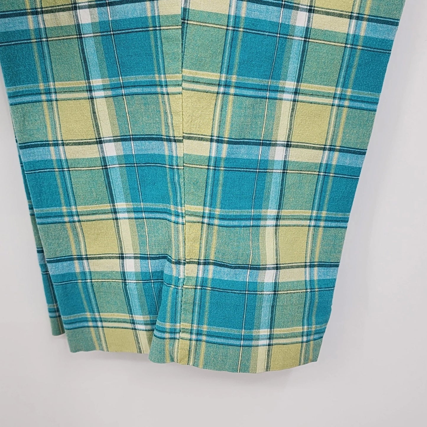 Carolyn Taylor 2 Piece Outfit Set Women Medium Embroidered Plaid Pants