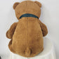 Toys R Us Jumbo Teddy Bear 43" Golden Brown Plush Green Satin Bow 2015 Polyester